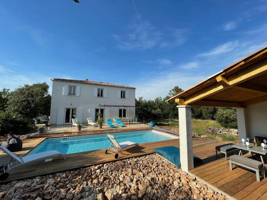 Régusse Villa Piscine - Gorges Du Verdon, Lac De Sainte-Croix מראה חיצוני תמונה