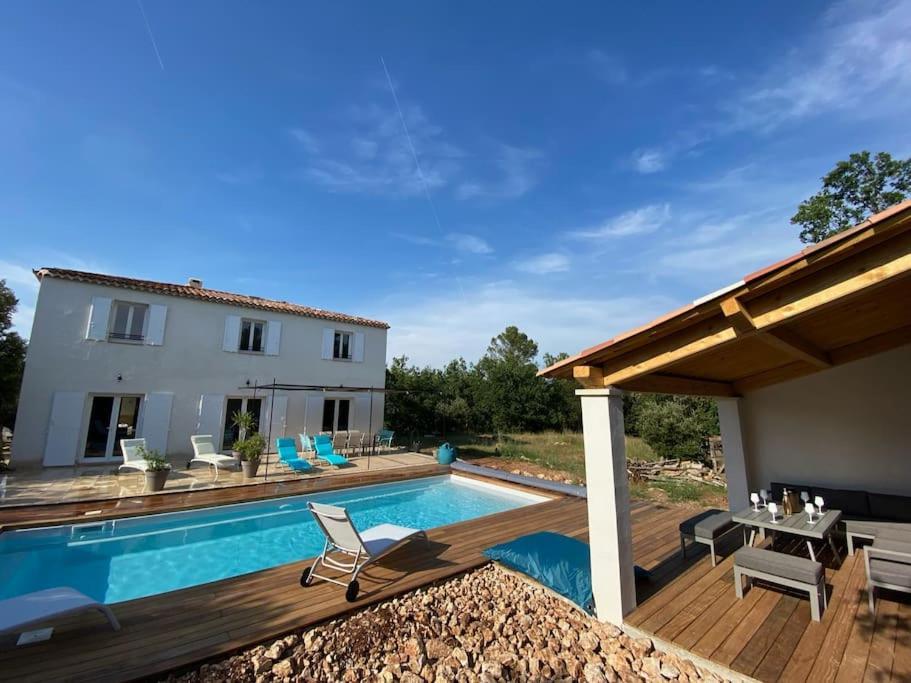 Régusse Villa Piscine - Gorges Du Verdon, Lac De Sainte-Croix מראה חיצוני תמונה