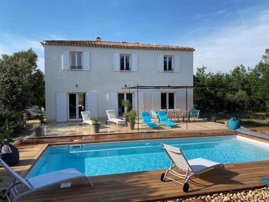 Régusse Villa Piscine - Gorges Du Verdon, Lac De Sainte-Croix מראה חיצוני תמונה